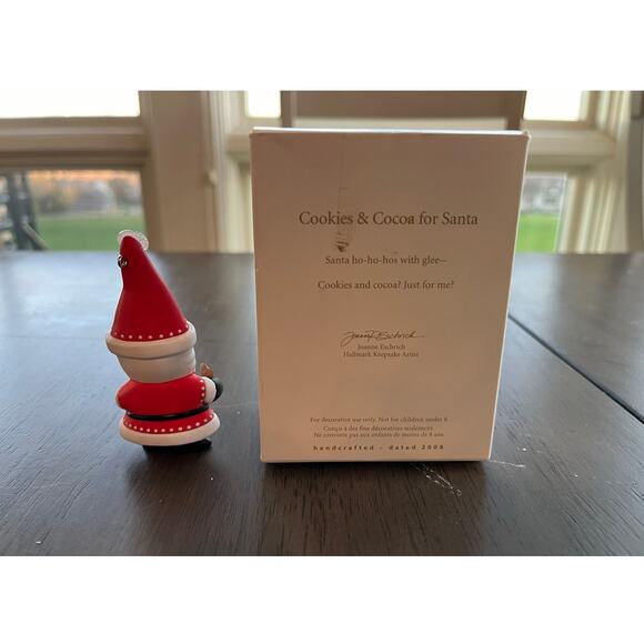 2008 Hallmark Keepsake Ornament Cookies & Cocoa for Santa Christmas Decor - Picture 2 of 4
